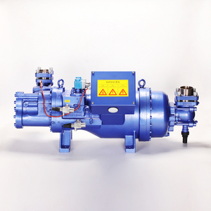 ضاغط لولبي شبه محكم ثنائي المرحلة