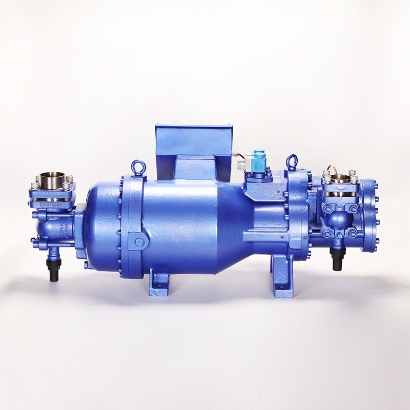 ضاغط لولبي شبه محكم ثنائي المرحلة