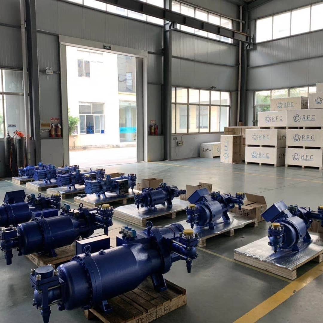 Semi-hermetic Screw Double-Stage Compressor ضاغط لولبي شبه محكم مزدوج المرحلة