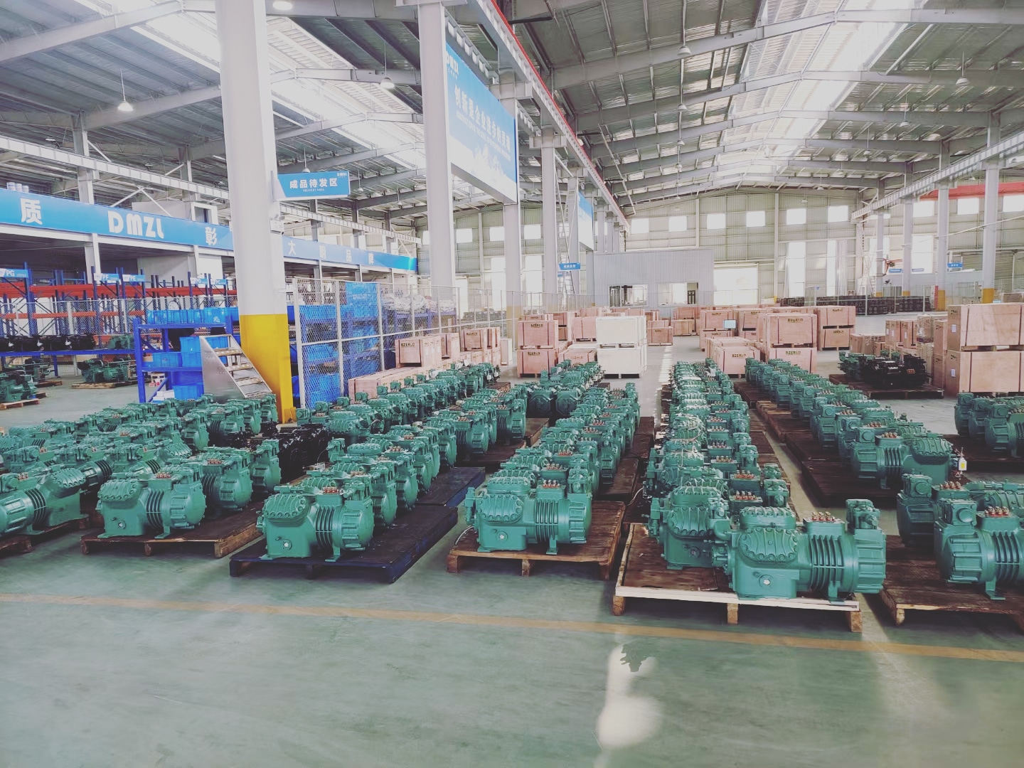 ضاغط شبه محكم 2 أسطوانة DMZL R404A/R22