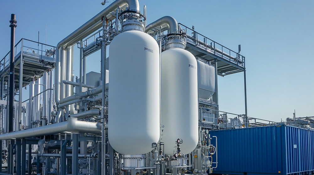 ضاغط لولبي صناعي للتبريد الكيميائي