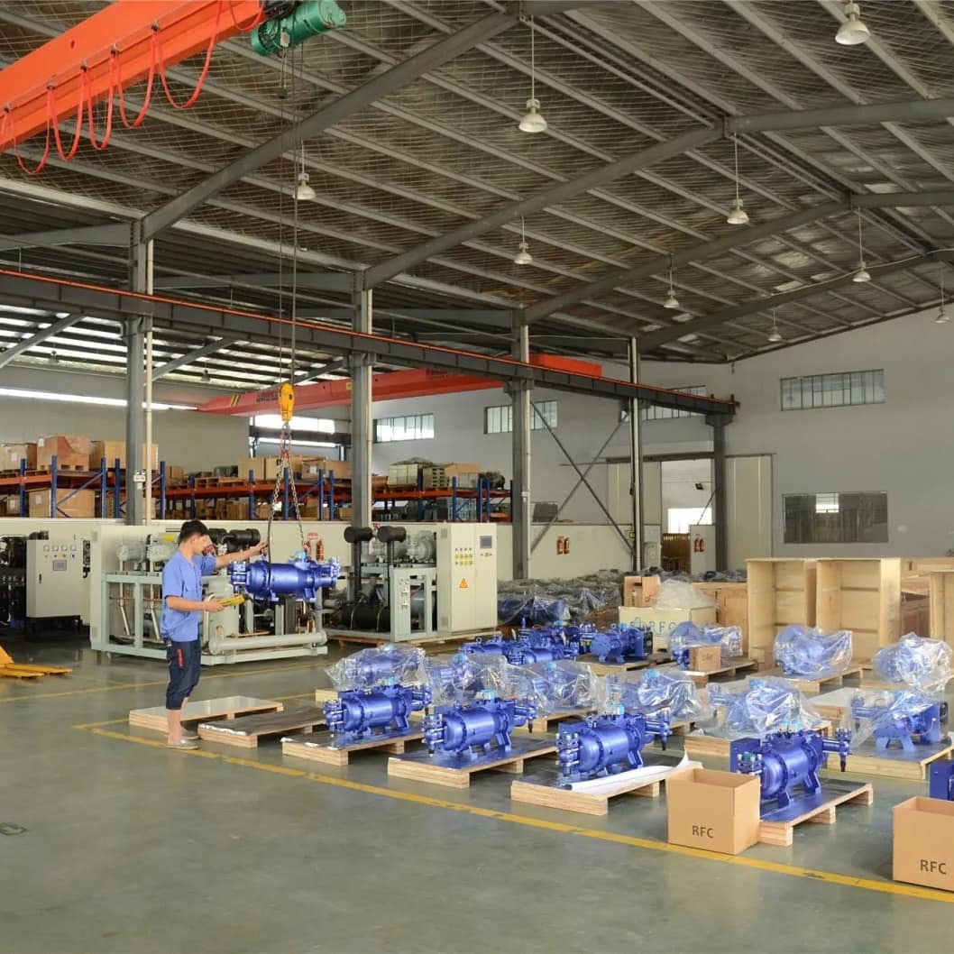 Semi-hermetic Screw Double-Stage Compressor ضاغط لولبي شبه محكم مزدوج المرحلة